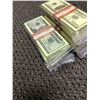 Image 2 : Movie Set - Prop Money - $100,000 (in Groups of $100 and $20's) - US Currency
