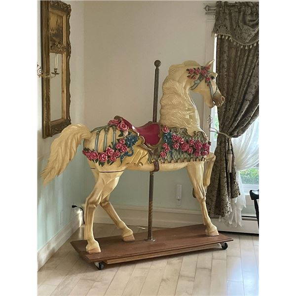 Carousel Horse - "The Rose"  1 1/2 scale