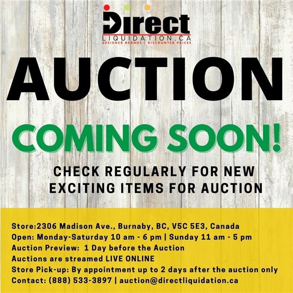 More Items Coming Soon