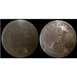 Breton # 962, CH-NS-20a, 1813 Pure copper, NGC MS61, lustrous brown Unc.
