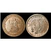 Image 1 : Breton # 994, CH-LC-54d2 1815 half penny token Choice Unc. With nice luster.