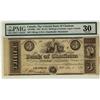 Image 1 : The Colonial Bank of Chatham, 1837 $3 CH-135-10-06. PMG VF30. RARE and unlisted in this grade.