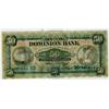 Image 1 : The Dominion Bank, 1901 $50 #75607 CH-220-22-02. The note grades VG to Fine but has been professiona
