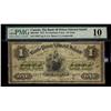 Image 1 : The Bank of Prince Edward Island 1877 $1 #22677 CH-600-12-04 PMG VG10.