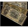 Image 1 : 1898 $1 DC-13a, b & c.  Lot of three notes.  Complete 1898 series VG to Fine.