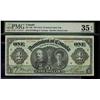 Image 1 : 1911 $1 DC-18b #557480 PMG CH VF35.  Beautiful green tint.  PQ for grade.