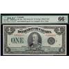 1923 $1 DC-25o #E4944414 PMG  Gem UNC66 EPQ. Possibly the finest known. A great example with lovely 
