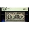Image 1 : 1935 $1 BC-1a #A2498165, PMG EF40PPPQ.  Popular and affordable with nice colours.