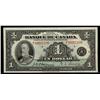 Image 1 : 1935 $1 BC-2 French #F0005396. Original UNC, shows light counting fold typical for these early and O
