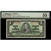 Image 1 : 1937 $1 BC-21a #EA5222722 Osborne. PMG AU55.