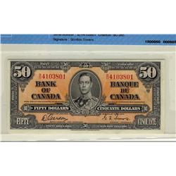 1937 $50 BC-26b #4103801 CCCS AU50
