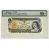 Image 1 : 1973 $1 BC-46aA #*GU3147850 PMG Gem UNC65 EPQ.