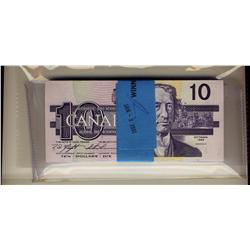 1989 $10 BC-57c Original bundle of  BEF.  100 notes all Gem Unc.