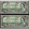 Image 1 : 1867-1967 Centennial Issue Specimen Notes.  Lot of 2 notes including BC-45aS and BC-45bS  prefix I/P