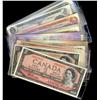 Image 1 : Lot of Modern Canadain Banknotes including 1973 $1(27), 1974 $2(5), 1986 $5(4, )1975 $50(3),  1975 $