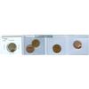 Image 1 : Error coinage lot.  Includes 5 Canadian small cent errors and a 90% offstrike US 1¢.  Includes Brock