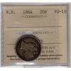 Image 1 : 1864 N.B. 20¢  ICCS VG10