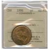 Image 1 : 1886 1¢ ICCS MS63RD.  Lustrous 85% red example.