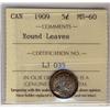 Image 1 : 1909 5¢ RL PCGS MS60, light toning