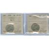 Image 1 : 1925 F12 and 1926 Far VG10 5¢ . Lot of 2 ICCS graded coins, 