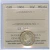 Image 1 : 1901 10¢ ICCS MS64.  Gem example, lots of lustre.
