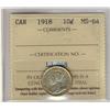 Image 1 : 1918 10¢ ICCS MS64.