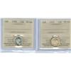 Image 1 : 1939 & 1948 10¢ ICCS MS64. Lot of two lustrous coins.
