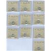 Image 1 : 1946 10¢  ICCS MS63. Lot of 10 pieces. All white and brilliant.  A better date.
