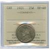 Image 1 : 1921 25¢ ICCS EF40. Toned with lustre.