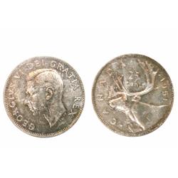 1951 25¢ Low relief ICCS MS63.  Top 10 graded by ICCS, only one example graded higher. Scarce in Min