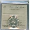 Image 1 : 1954 25¢ ICCS PL65, brilliant.