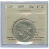 Image 1 : 1899 50¢ ICCS F12.  White.