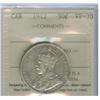 Image 1 : 1912 50¢ ICCS VF30.  Nice coin with one spot of toning on reverse.