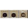 Image 1 : 1937 50¢ MS63, 1942 50¢ MS64 and 1953 LD SF, cameo MS64.  Lot of three coins all ICCS graded.