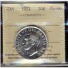 Image 1 : 1951 50¢ ICCS PL66. Brilliant and lustrous.