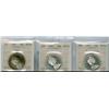 Image 1 : 1967 50¢ ICCS SP.  Lot of 3 coins 2 x SP65 Heavy Cameo and SP66 Cameo.