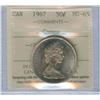 Image 1 : 1967 50¢  ICCS MS65 CAMEO, lightly toned and flashy!