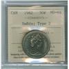 Image 1 : 1982 50¢ SmBds Type 2  ICCS MS64.