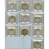 Image 1 : 1935 $1 ICCS MS63.  Lot of 10 coins, all problem free.