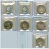 Image 1 : 1937, 1953SF, 1953 NSF, 1954, 1955, 1966 Cameo, 1967, all MS-63 and lightly toned.  Lot of 7 ICCS Si