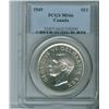Image 1 : 1949 $1 PCGS MS66.  Blast white with light cameo finish.