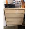 Image 1 : Cream four drawer pull out storage office cabinet