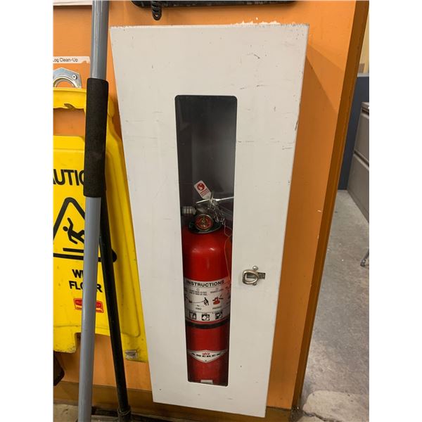 Amerex 20Lbs Fire extinguisher with metal cabinet