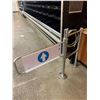 Image 3 : Set of Chrome one way walk thru security gates -buyer must remove