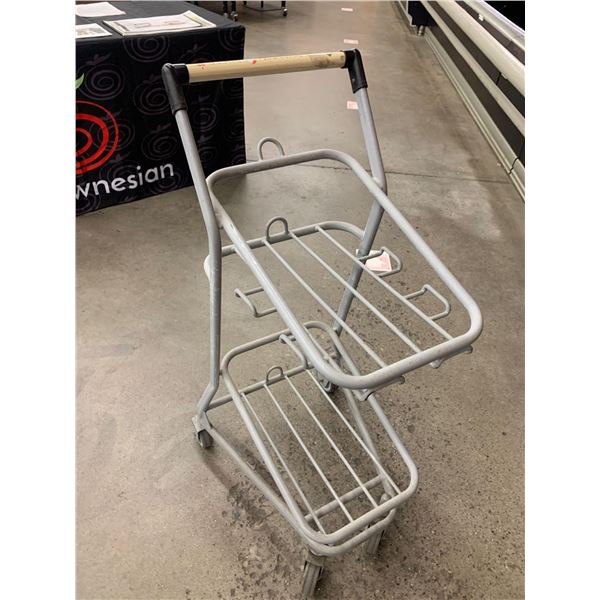 Double Basket Shopping cart Dolly ( holds standard carry baskets)