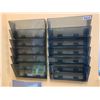 Image 1 : Lot of 10 Wall Mount Sorter Trays
