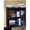 Image 1 : Wall Mount Dark Wood Shelving Unit 2 x 2 ft