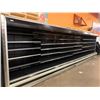 Image 1 : Hussmann 24 ft Beverage/Dairy Cooler Case. includes temp saver screens and shelving. TESTED/WORKING