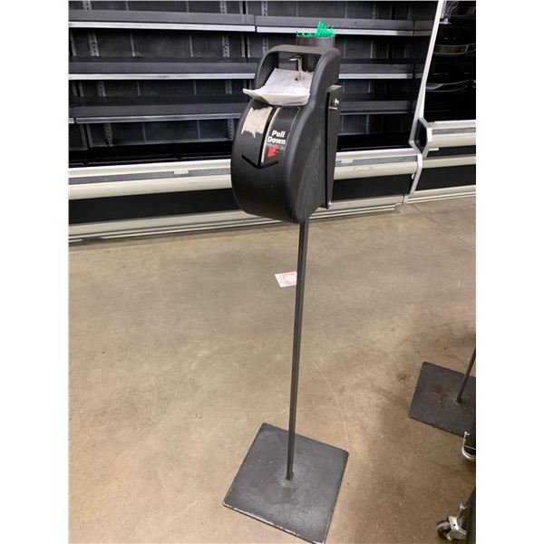 Free Standing Produce Bag Dispenser with Tie Holder