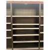 Image 3 : Adjustable 3 sections Shelving Unit with Tag Display approx 4ft high x 7ft wide